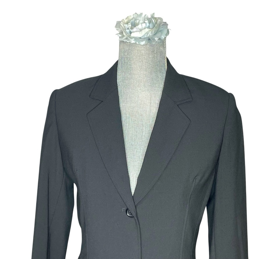 Express Design Studio Black Two-Button Blazer Siz… - image 4